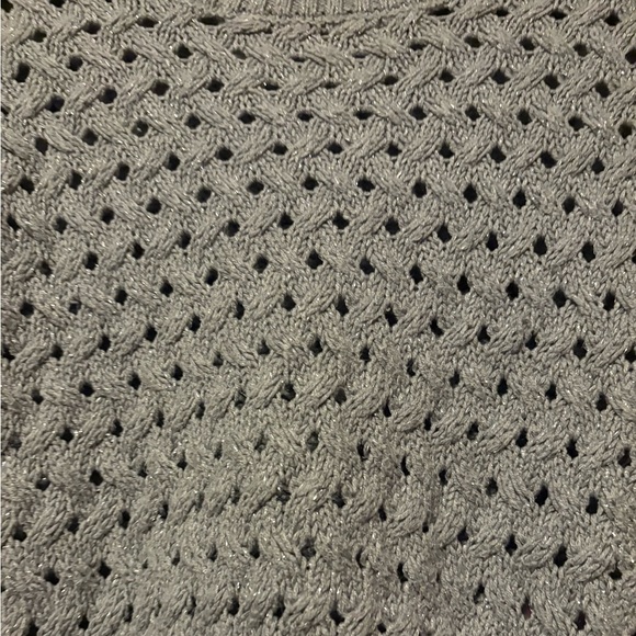 Kids Justice Gray Silver
Tinsel Long Sleeve Crop Knit
Sweater Size 12 - Picture 4 of 7